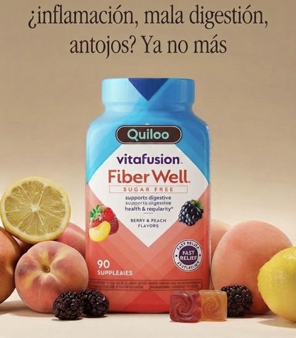 Gomitas de Fibra Sin Azúcar | Digestión, Microbiota y Anti-Inflamación
